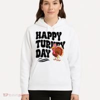 Happy Turkey Day Thanksgiving Holiday Hoodie thumb 5