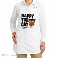 Happy Turkey Day Thanksgiving Holiday Apron thumb 2