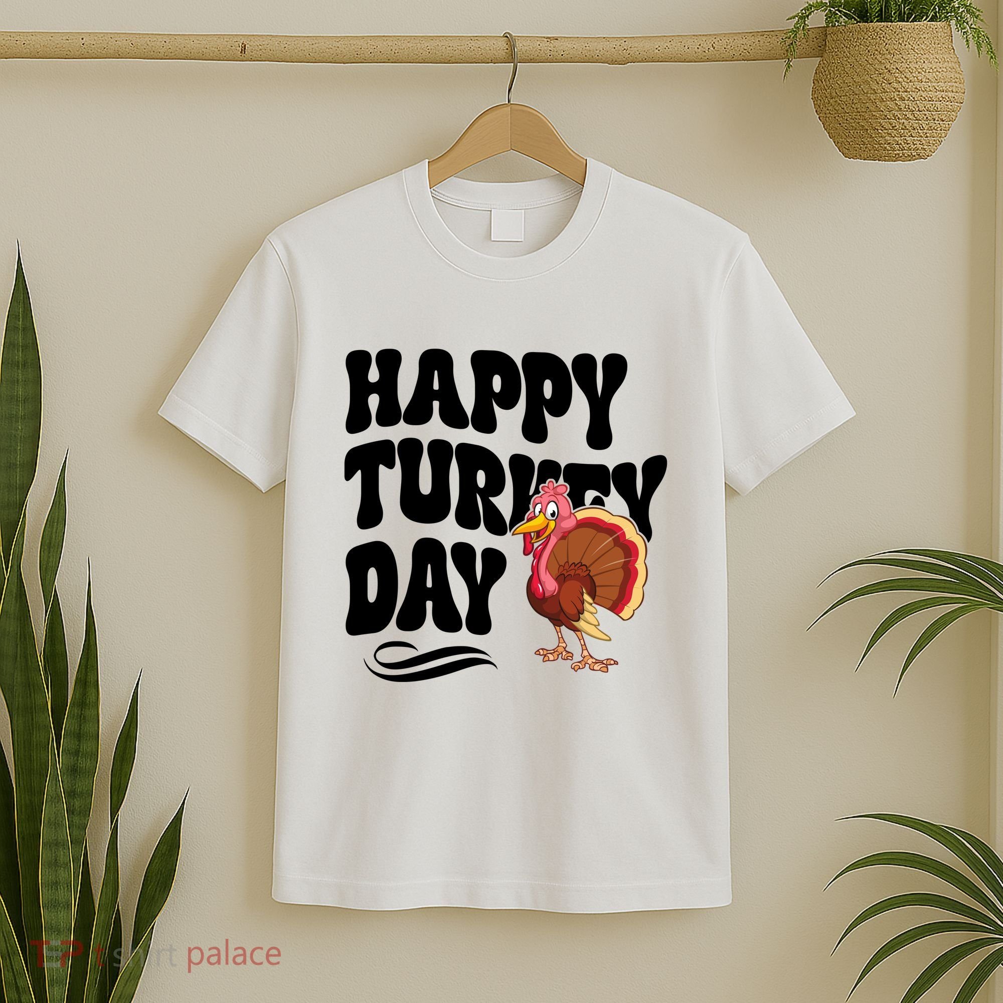 Happy Turkey Day Thanksgiving Holiday T-Shirt
