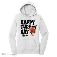 Happy Turkey Day Thanksgiving Holiday Women's Hoodie thumb 0