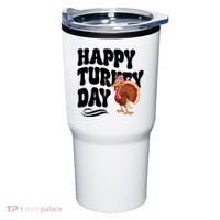 Happy Turkey Day Thanksgiving Holiday Tumbler thumb 0