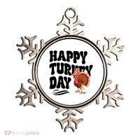 Happy Turkey Day Thanksgiving Holiday Ornament thumb 0