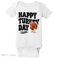 Happy Turkey Day Thanksgiving Holiday Baby Bodysuit thumb 0