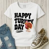 Happy Turkey Day Thanksgiving Holiday Women's T-Shirt thumb 3