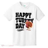 Happy Turkey Day Thanksgiving Holiday Kids T-Shirt thumb 0