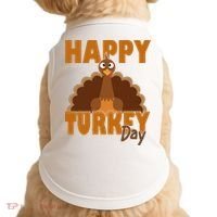 Happy Turkey Day Thanksgiving Holiday Doggie Tank thumb 0