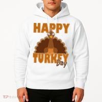 Happy Turkey Day Thanksgiving Holiday Hoodie thumb 2