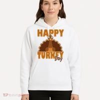 Happy Turkey Day Thanksgiving Holiday Hoodie thumb 5