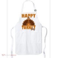 Happy Turkey Day Thanksgiving Holiday Apron thumb 0