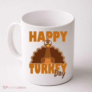Happy Turkey Day Thanksgiving Holiday Coffee Mug
