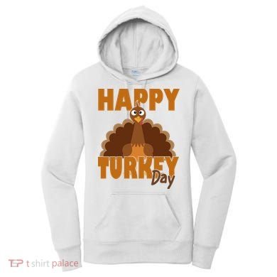 Happy Turkey Day Thanksgiving Holiday Women's Hoodie