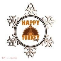 Happy Turkey Day Thanksgiving Holiday Ornament thumb 0