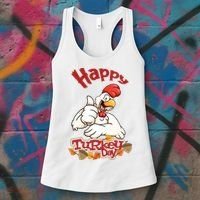 Happy Turkey Day Women's Tank Top thumb 3