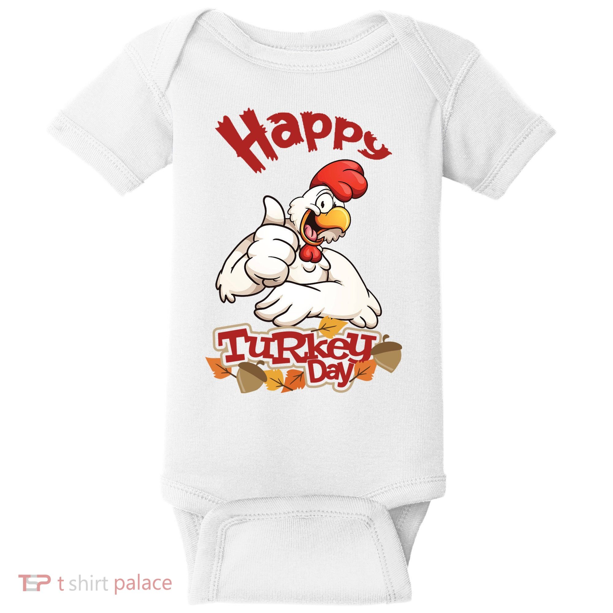 Happy Turkey Day Baby Bodysuit