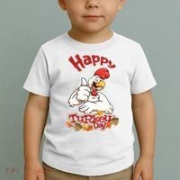 Happy Turkey Day Toddler T-Shirt thumb 2