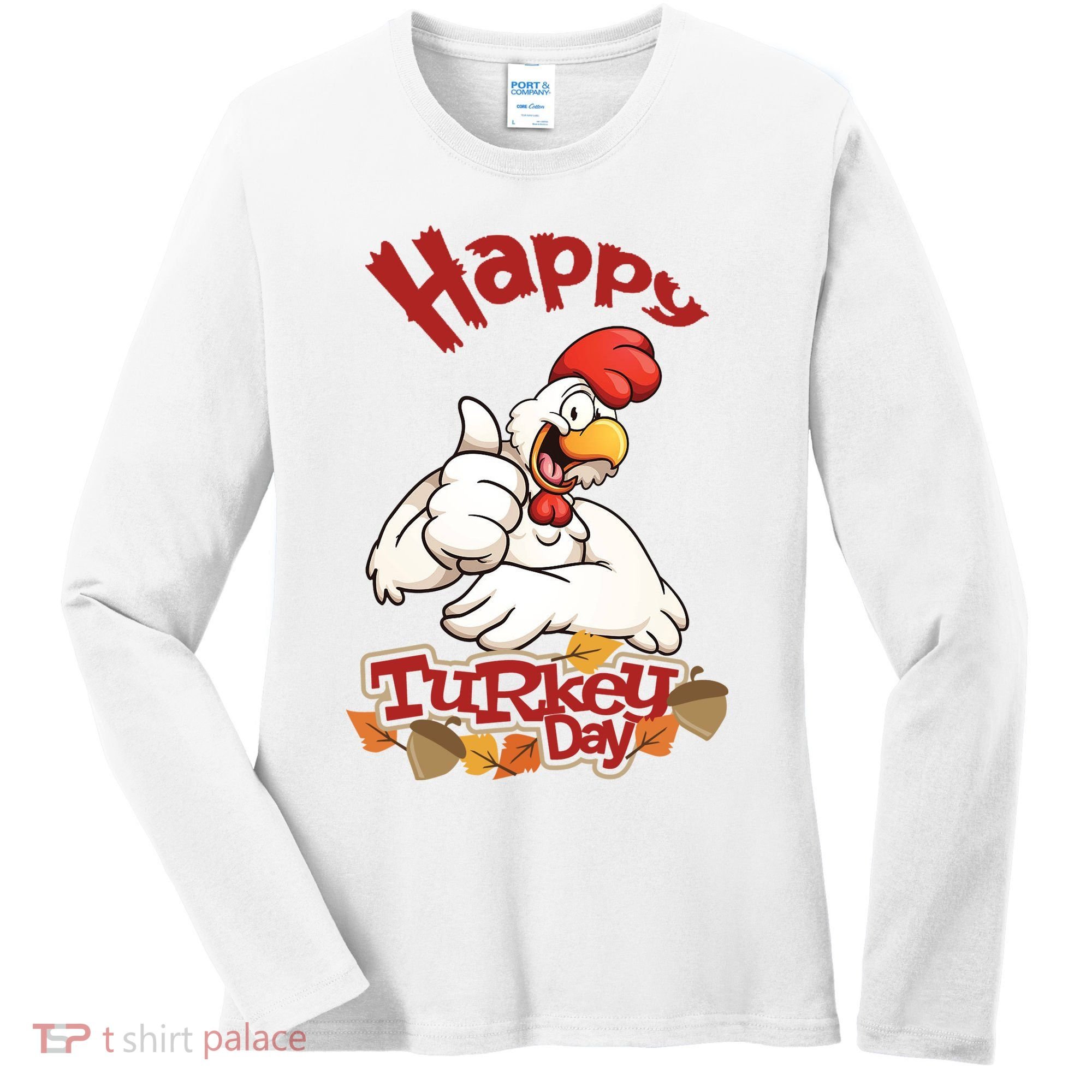 Happy Turkey Day Women's Long Sleeve Shirt