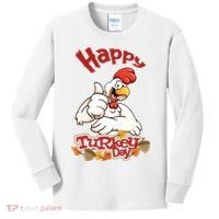 Happy Turkey Day Kids Long Sleeve Shirt thumb 0