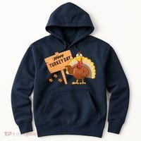 Happy Turkey Day Funny Thanksgiving Family Graphic Hoodie thumb 0