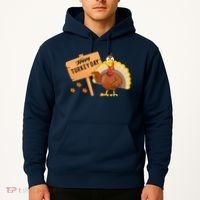 Happy Turkey Day Funny Thanksgiving Family Graphic Hoodie thumb 2