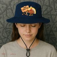 Happy Turkey Day Funny Thanksgiving Family Graphic Bucket Hat thumb 3