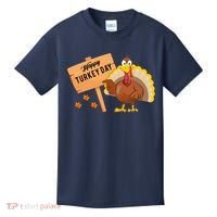 Happy Turkey Day Funny Thanksgiving Family Graphic Kids T-Shirt thumb 0