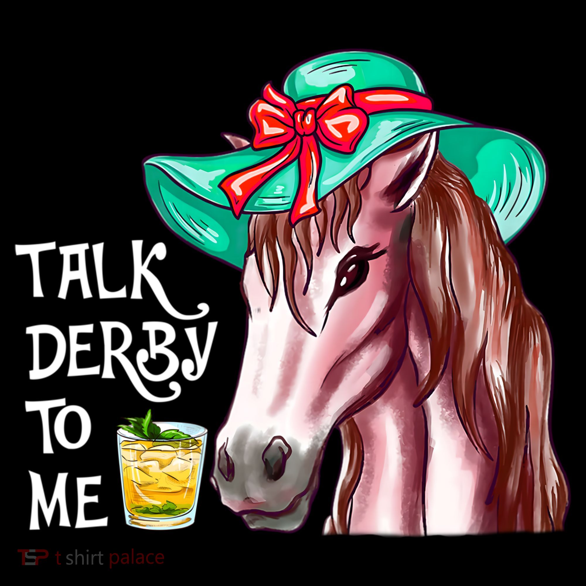 Horse Talk Derby To Me Mint Juleps Funny Derby Horse Racing Gift Coffee Mug