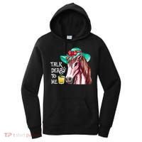 Horse Talk Derby To Me Mint Juleps Funny Derby Horse Racing Gift Women's Hoodie thumb 0