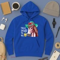 Horse Talk Derby To Me Mint Juleps Funny Derby Horse Racing Gift Hoodie thumb 3