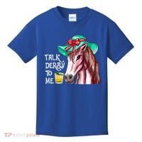Horse Talk Derby To Me Mint Juleps Funny Derby Horse Racing Gift Kids T-Shirt thumb 0
