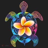 Hawaiian Tie Dye Sea Turtle Gift Cool Hawaii Gift For Men And Women Hat thumb 2