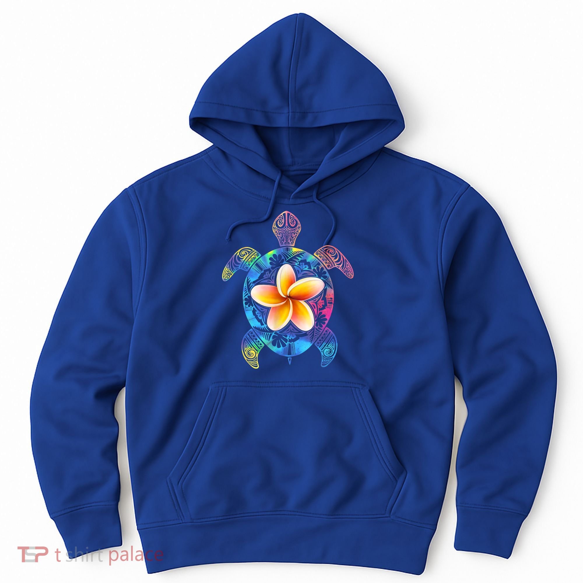 Hawaiian Tie Dye Sea Turtle Gift Cool Hawaii Gift For Men And Women Hoodie