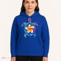 Hawaiian Tie Dye Sea Turtle Gift Cool Hawaii Gift For Men And Women Hoodie thumb 5