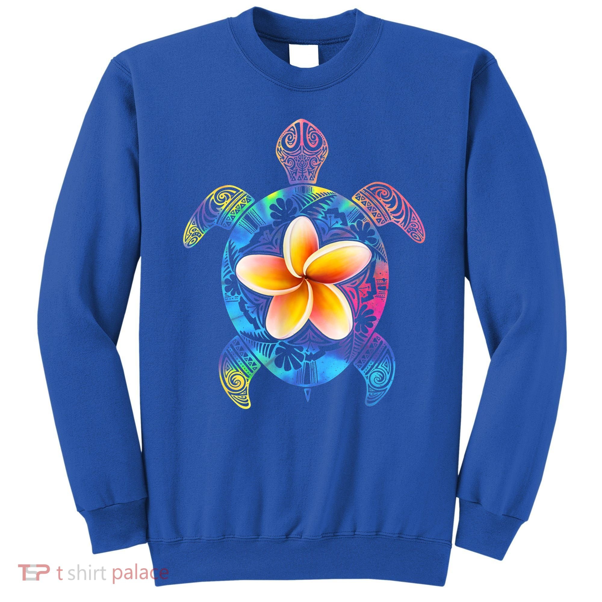 Hawaiian Tie Dye Sea Turtle Gift Cool Hawaii Gift For Men And Women Sweatshirt