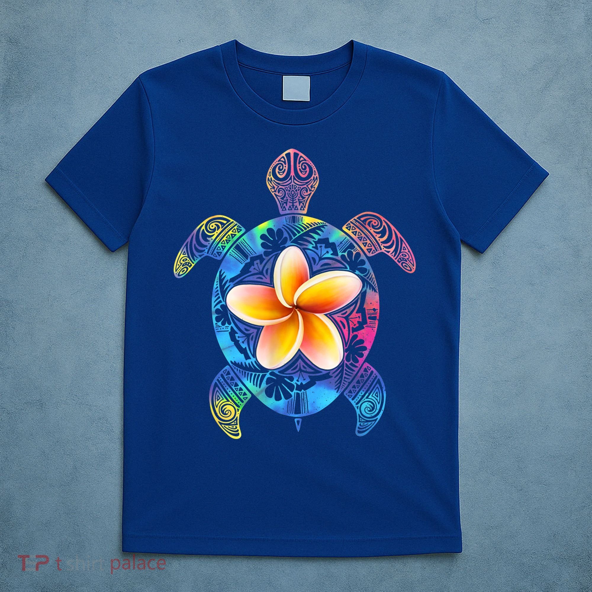 Hawaiian Tie Dye Sea Turtle Gift Cool Hawaii Gift For Men And Women T-Shirt