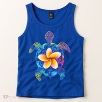 Hawaiian Tie Dye Sea Turtle Gift Cool Hawaii Gift For Men And Women Tank Top thumb 2