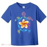 Hawaiian Tie Dye Sea Turtle Gift Cool Hawaii Gift For Men And Women Toddler T-Shirt thumb 0