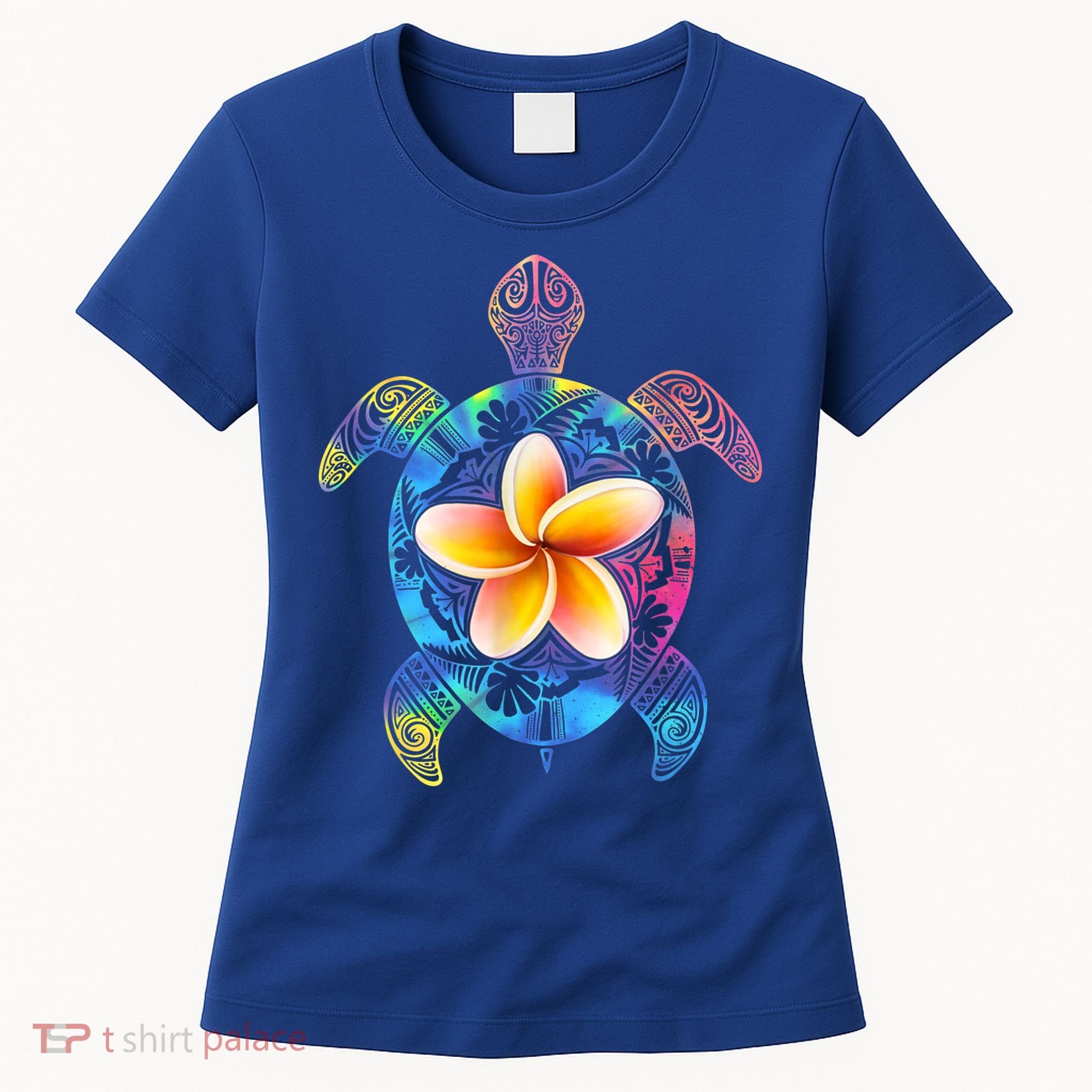 Hawaiian Tie Dye Sea Turtle Gift Cool Hawaii Gift For Men And Women Women's T-Shirt