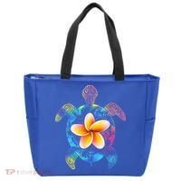 Hawaiian Tie Dye Sea Turtle Gift Cool Hawaii Gift For Men And Women Tote Bag thumb 0
