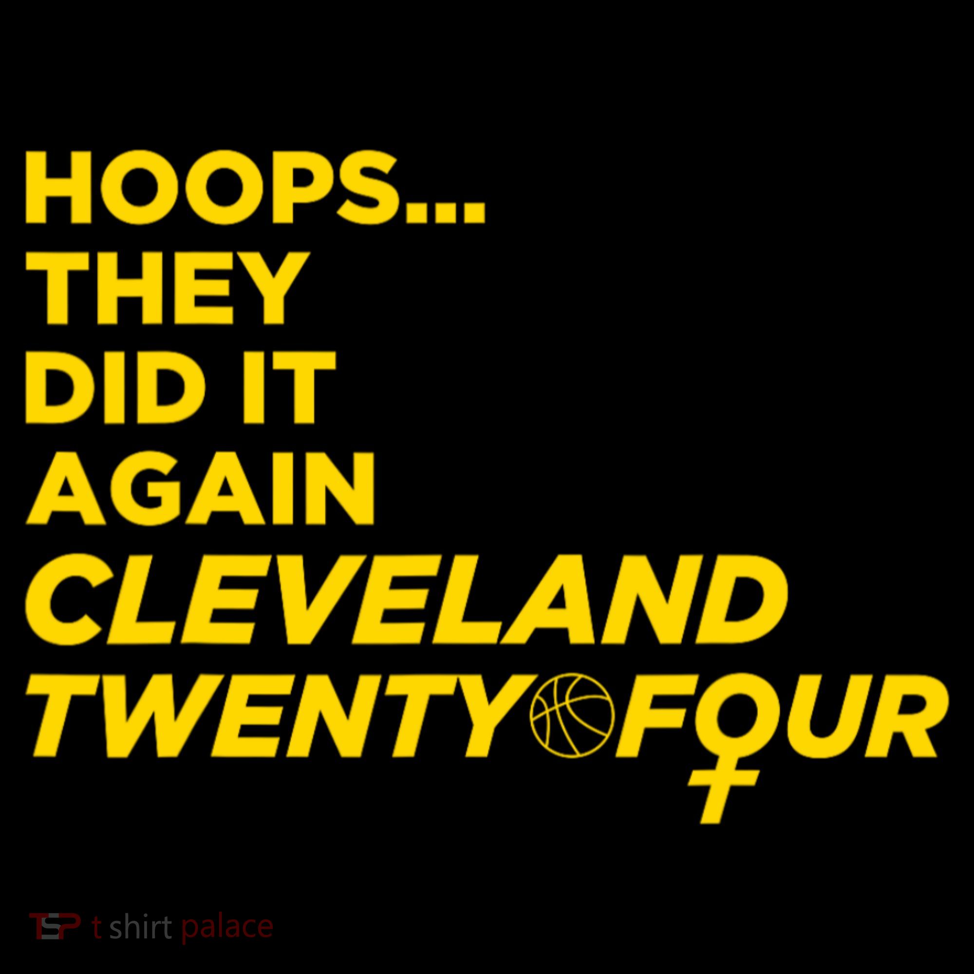 Hoops They Did It Again Cleveland Twenty Four Apron