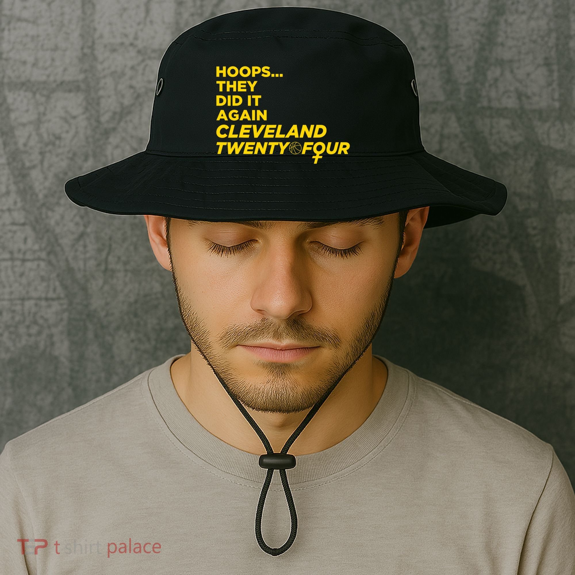 Hoops They Did It Again Cleveland Twenty Four Bucket Hat