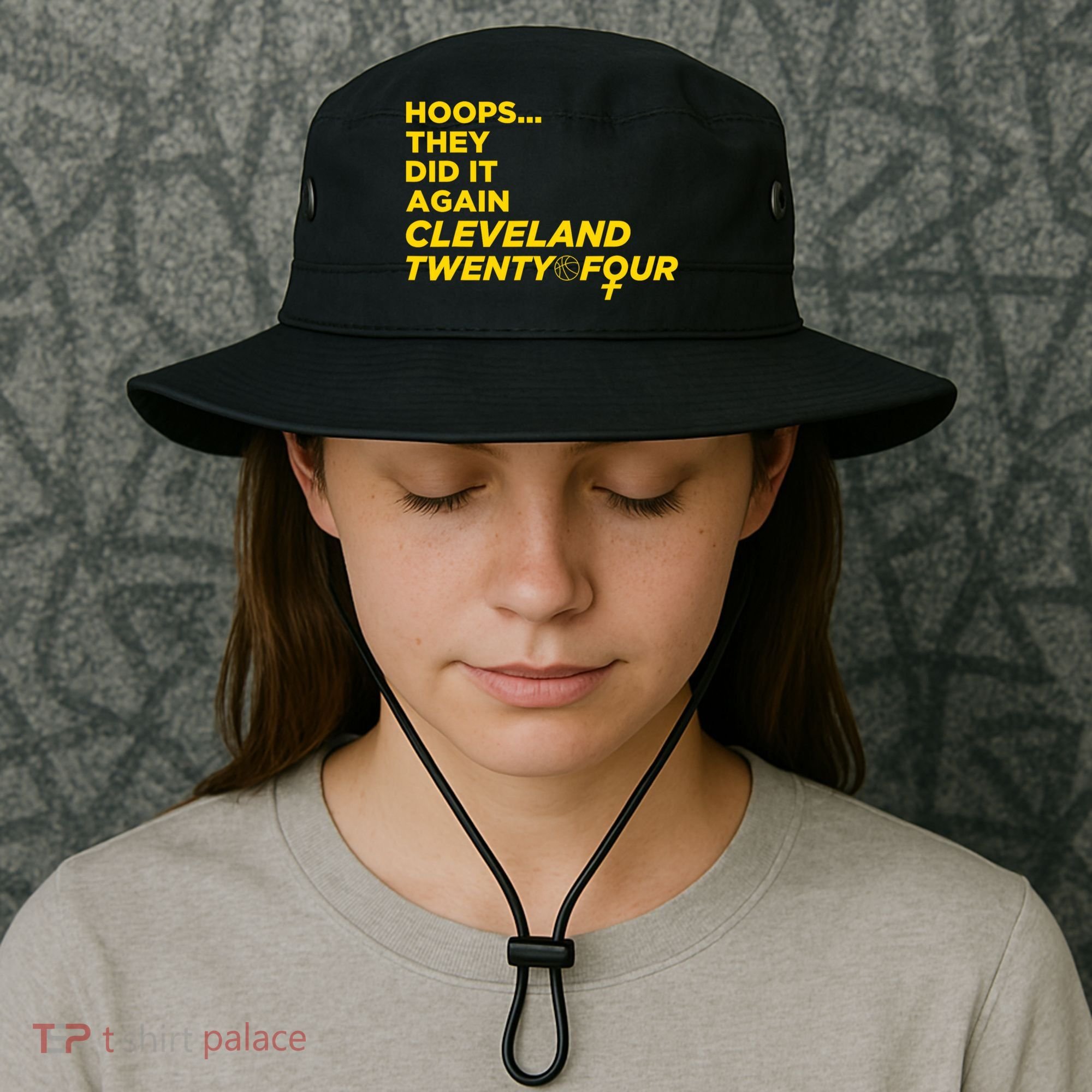 Hoops They Did It Again Cleveland Twenty Four Bucket Hat