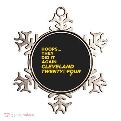 Hoops They Did It Again Cleveland Twenty Four Ornament