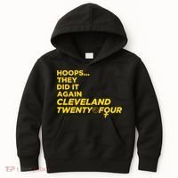 Hoops They Did It Again Cleveland Twenty Four Kids Hoodie thumb 0