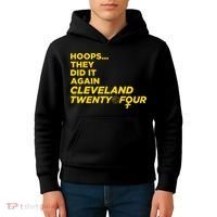 Hoops They Did It Again Cleveland Twenty Four Kids Hoodie thumb 4
