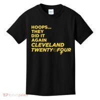 Hoops They Did It Again Cleveland Twenty Four Kids T-Shirt thumb 0
