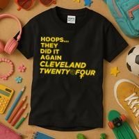 Hoops They Did It Again Cleveland Twenty Four Kids T-Shirt thumb 3