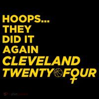 Hoops They Did It Again Cleveland Twenty Four Kids T-Shirt thumb 4