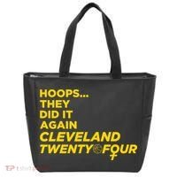 Hoops They Did It Again Cleveland Twenty Four Tote Bag thumb 0