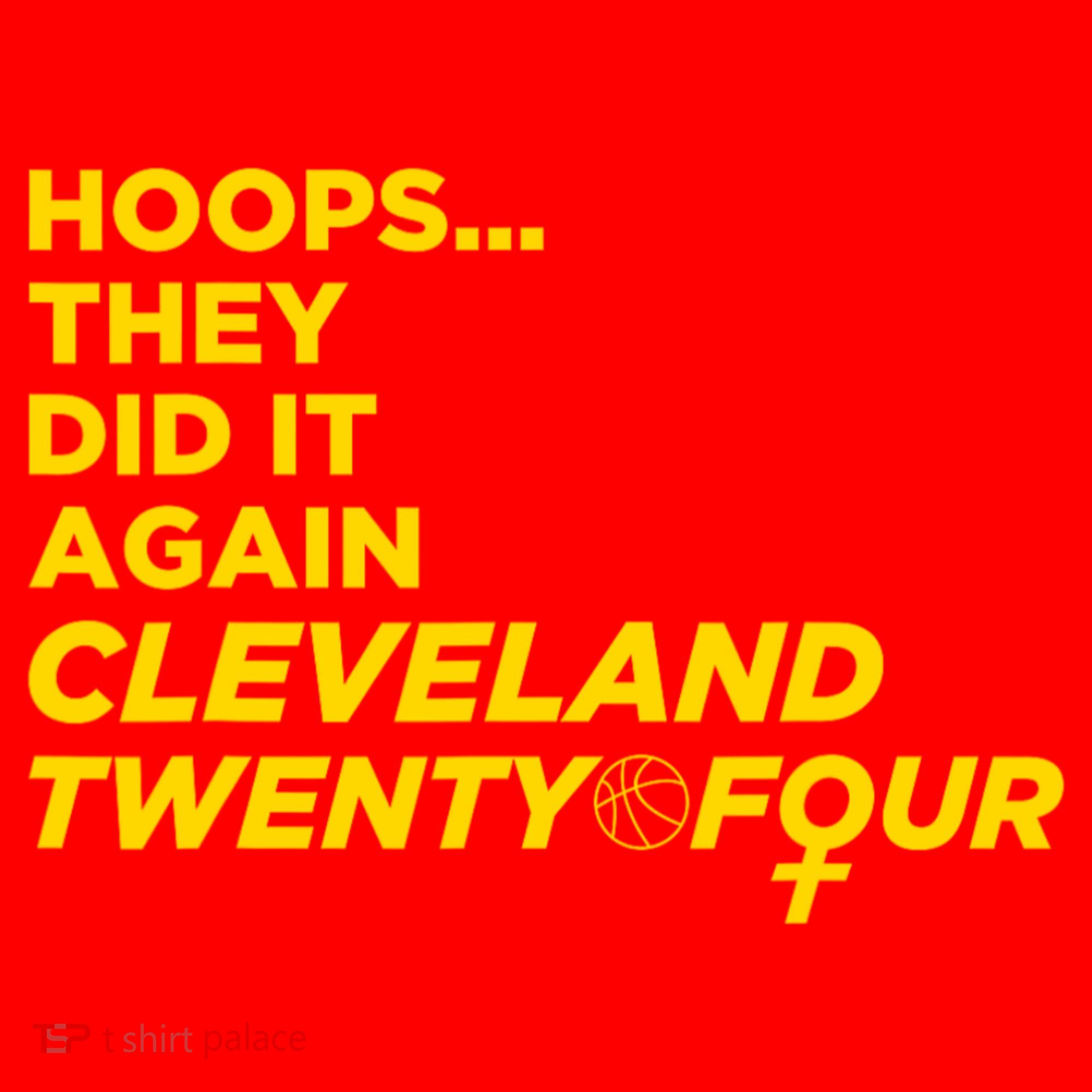 Hoops They Did It Again Cleveland Twenty Four Santa Hat