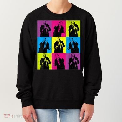 Happy Trump Dancing Pop Art Trump Women's Sweatshirt